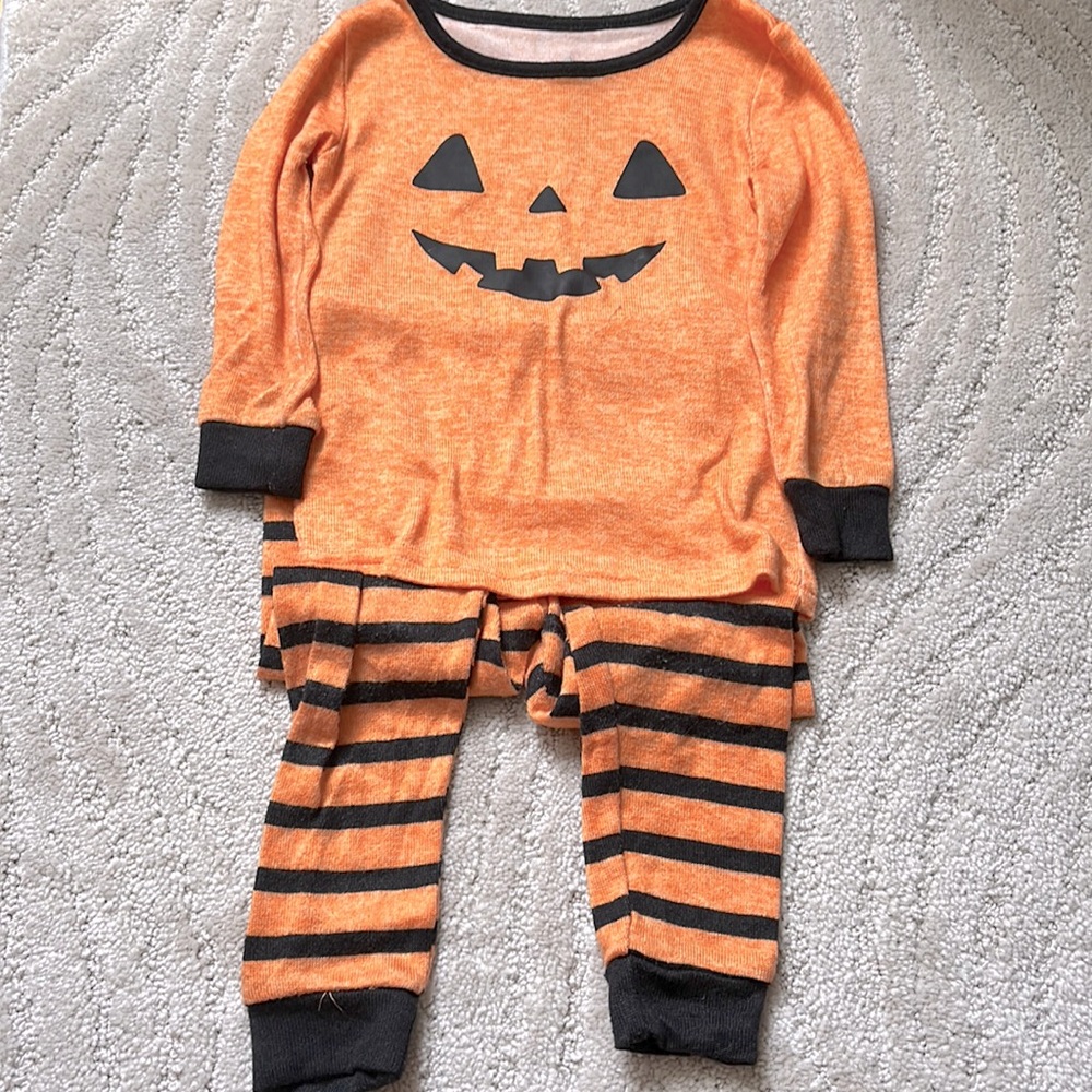 Kids Trick Or Treat Sleep Jack O Lantern Halloween Pajamas
